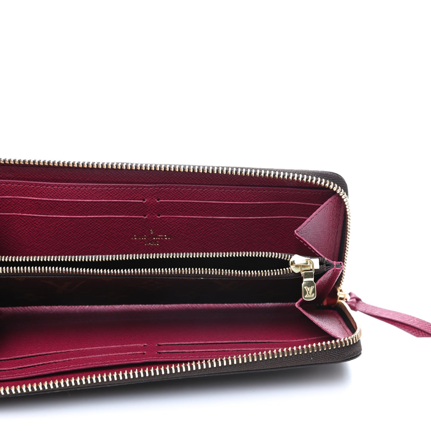 Monogram Clemence Wallet Fuchsia