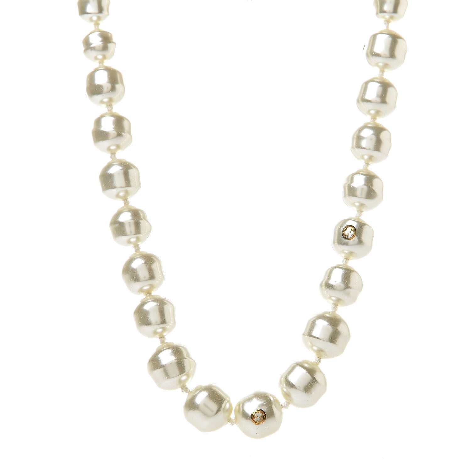 Gucci Pearl GG Sylvie Necklace 1 of 6