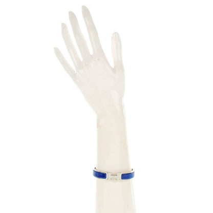 Hermes Enamel Narrow Clic Clac H Bracelet GM Bleu Royal 2 of 6