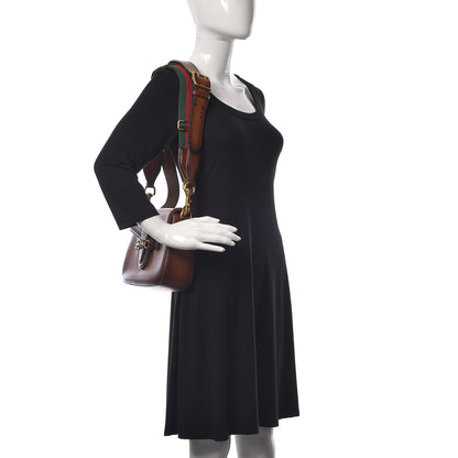 Gucci Calfskin Medium Lady Web Shoulder Bag Cuir 2 of 10