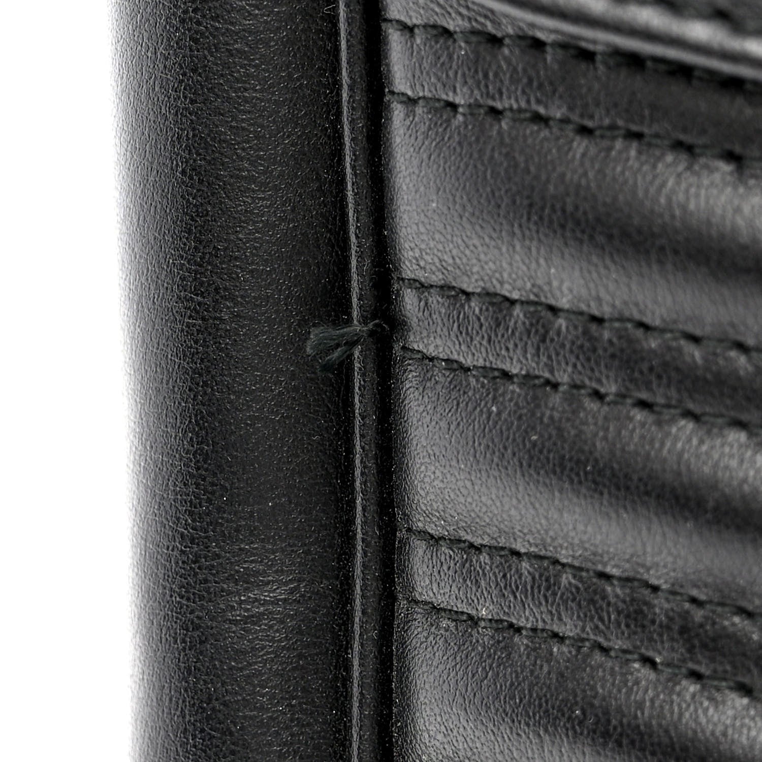 Gucci Calfskin Matelasse Large GG Marmont Shoulder Bag Black 11 of 12