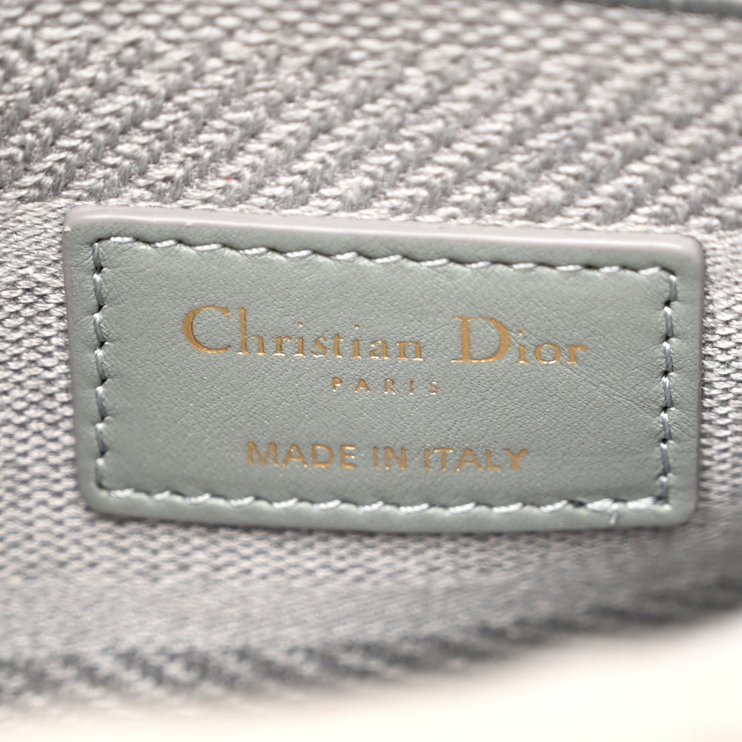 Christian Dior Canvas Embroidered Cannage Medium Lady D-Lite Gray 6 of 12