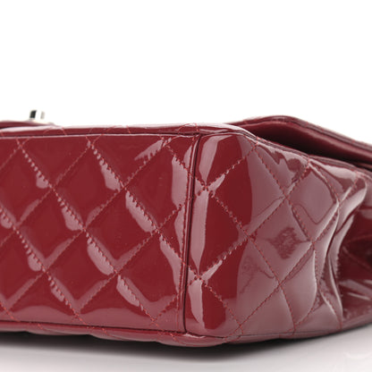 Chanel Patent Quilted Maxi Double Flap Red 9 of 13