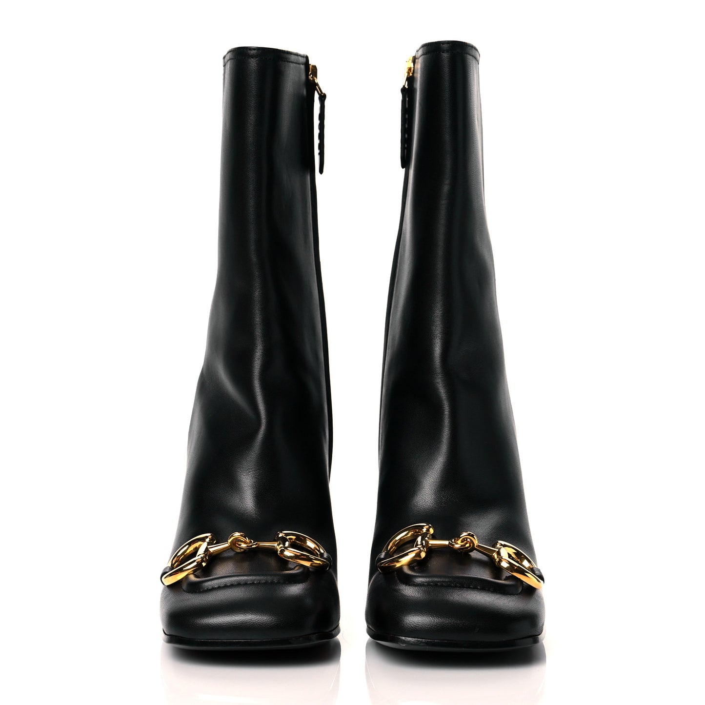Nappa Horsebit Ankle Boots 39 Black