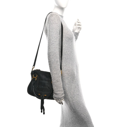 Chloe Calfskin Small Marcie Satchel Black 2 of 9