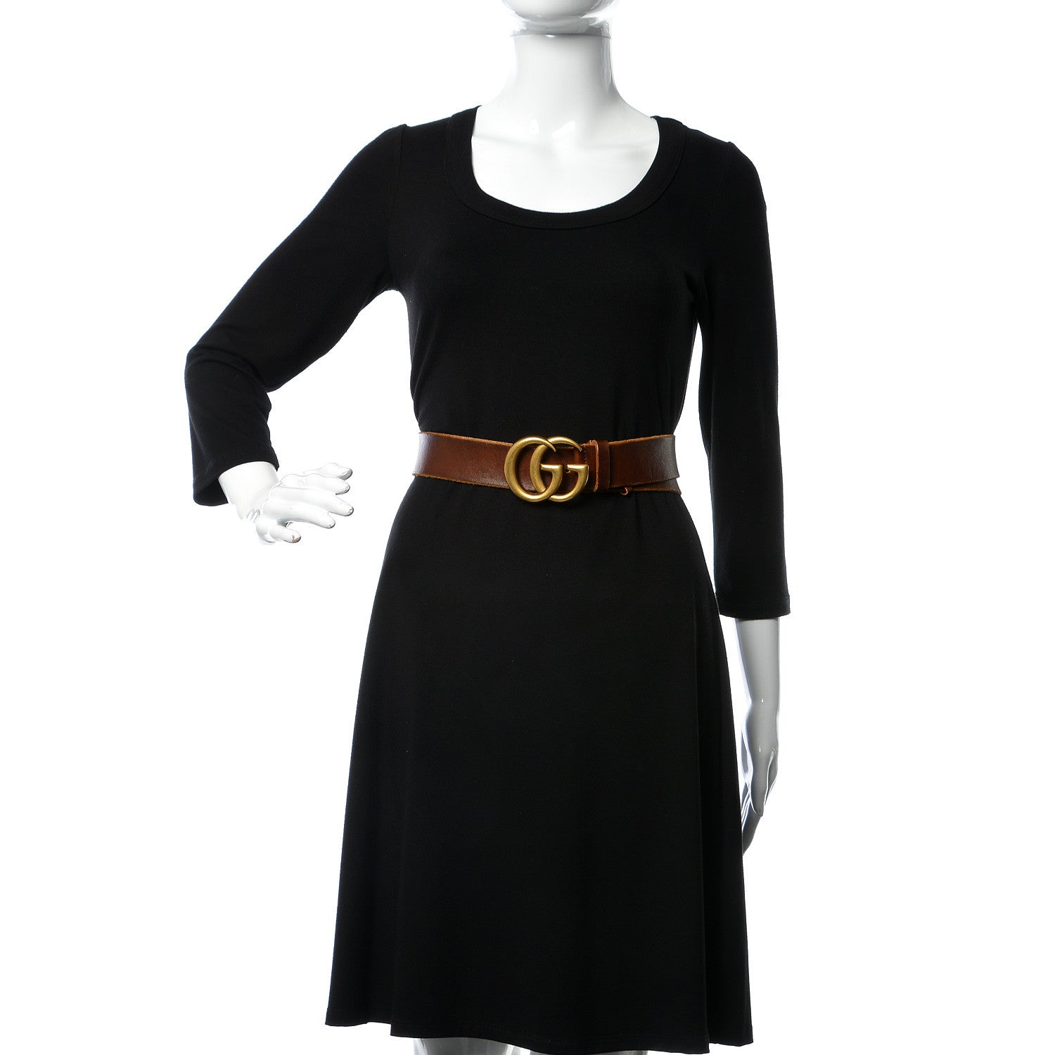 Gucci Faded Calfskin Double G 40mm Belt 95 38 Cuir 2 of 7
