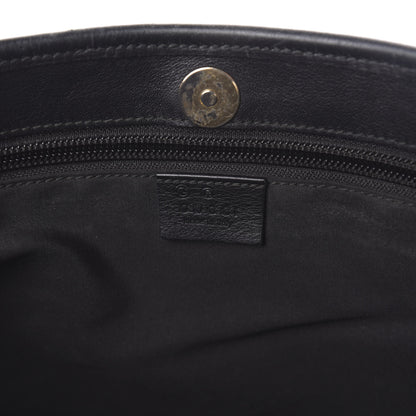 Gucci Calfskin Horsebit Embossed Joy Tote Black 6 of 10