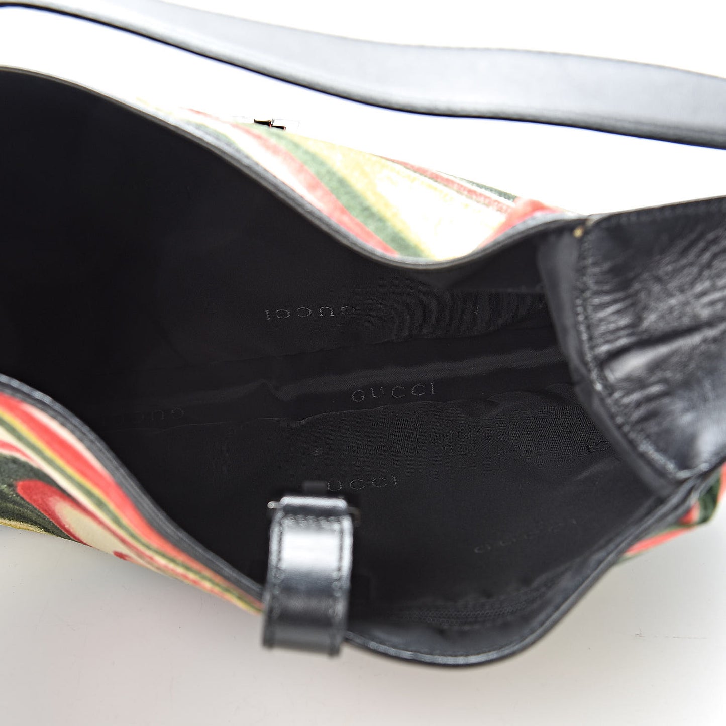Velvet Calfskin Small Jackie O Hobo Green Red