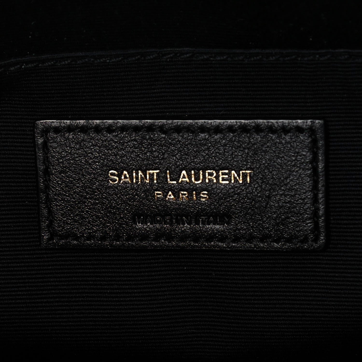 Saint Laurent Calfskin Matelasse Monogram Lou Camera Bag Black 6 of 12