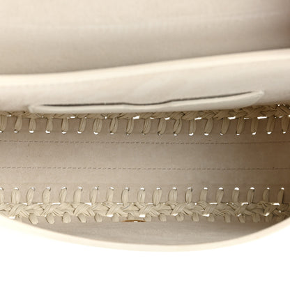 Christian Dior Grained Calfskin Medium Whipstitched Bobby Bag White 5 of 15
