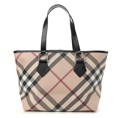 Burberry Nova Check Tote Black 1 of 12