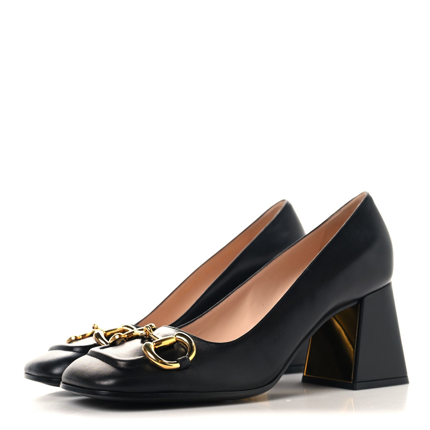 Gucci Malaga Kid Horsebit 75mm Pumps 38 Black 4 of 9