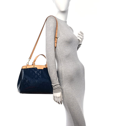 Louis Vuitton Vernis Brea MM Grand Blue 3 of 10