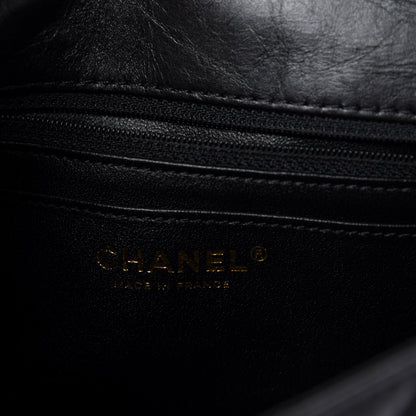 Chanel Aged Calfskin Quilted 2.55 Reissue Mini Flap Black 9 of 11