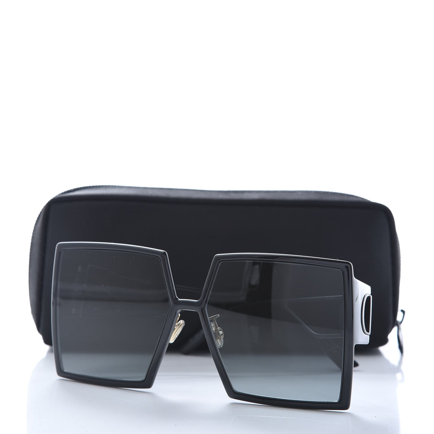 Square 30 Montaigne Sunglasses Black