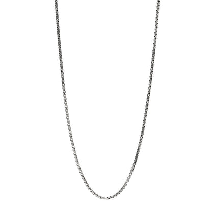 David Yurman Sterling Silver 2.7mm Small Box Chain Necklace 22" 1 of 4