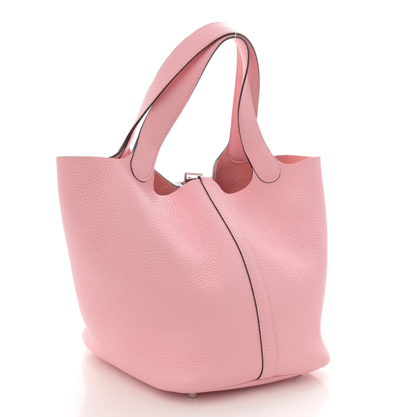Taurillon Clemence Picotin Lock 22 MM Rose Sakura