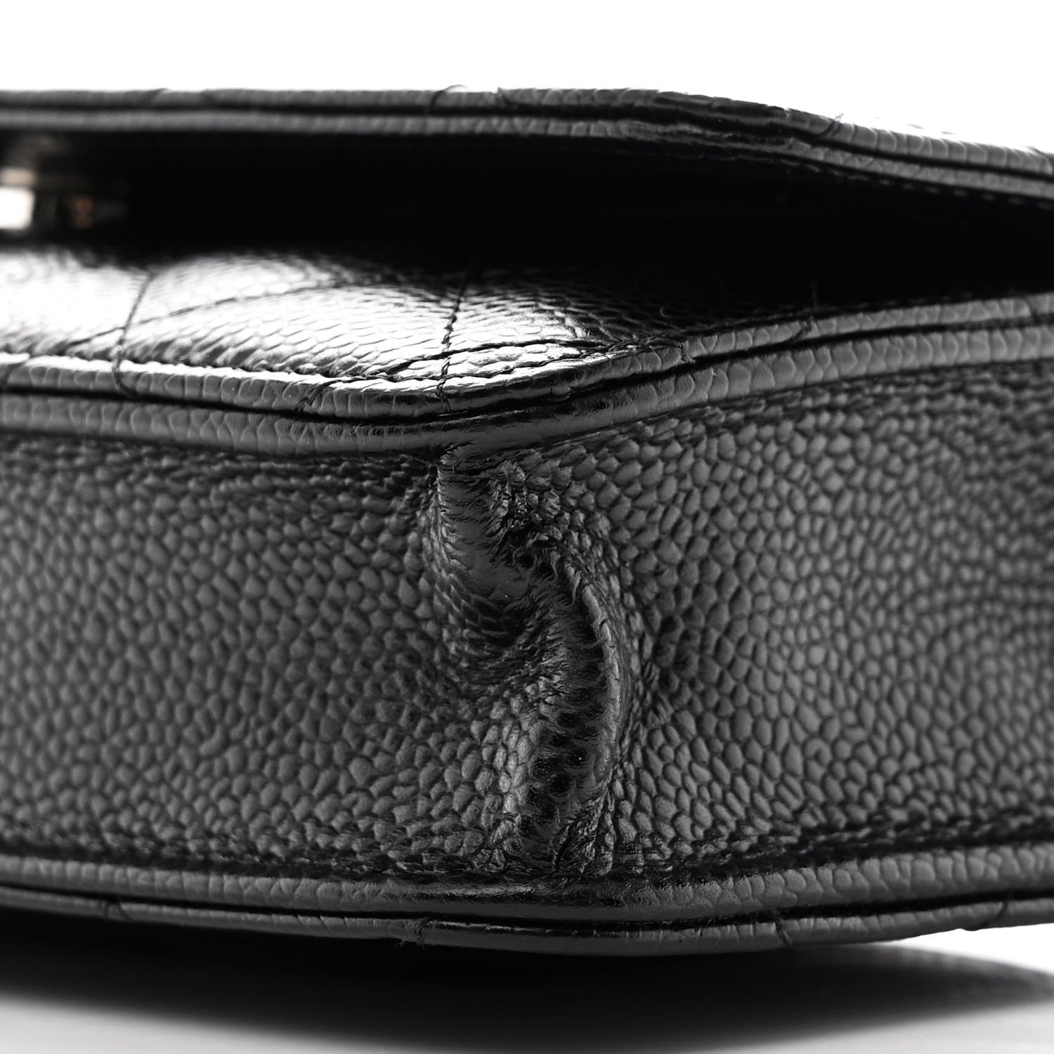 Chanel Caviar Quilted Wallet on Chain WOC Black 11 of 12