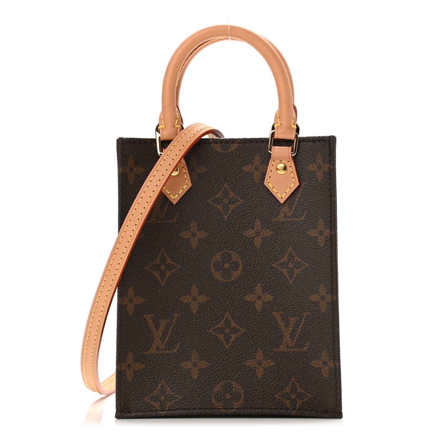 Louis Vuitton Monogram Petit Sac Plat 1 of 10