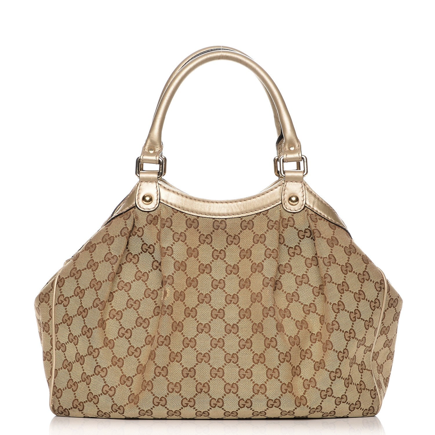 Gucci Monogram Medium Sukey Tote Champagne 1 of 18