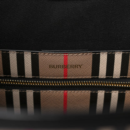 Burberry E-Canvas Stripe Book Tote Archive Beige 6 of 12