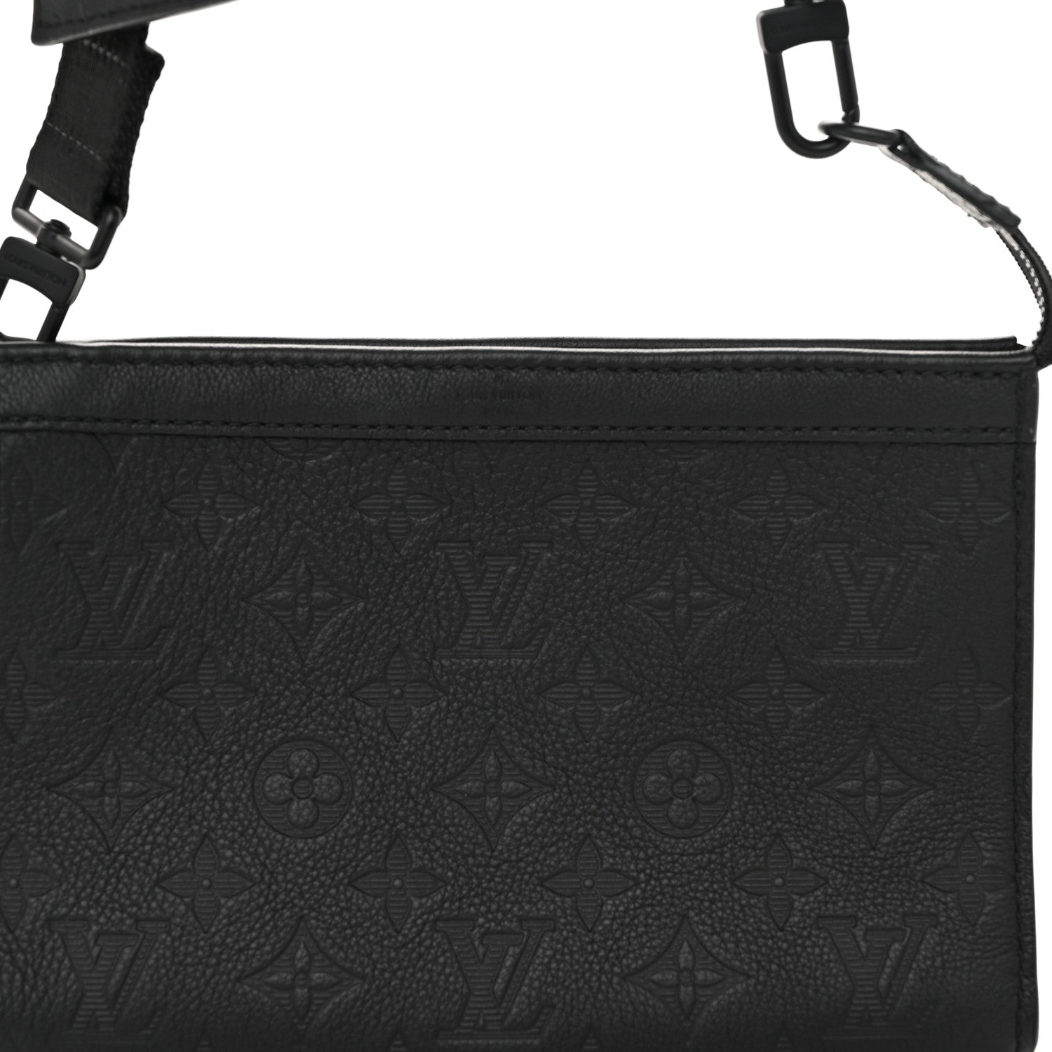 Louis Vuitton Calfskin Monogram Shadow Gaston Wearable Wallet 7 of 10