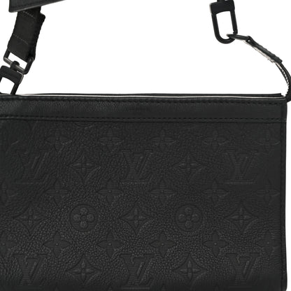 Louis Vuitton Calfskin Monogram Shadow Gaston Wearable Wallet 7 of 10