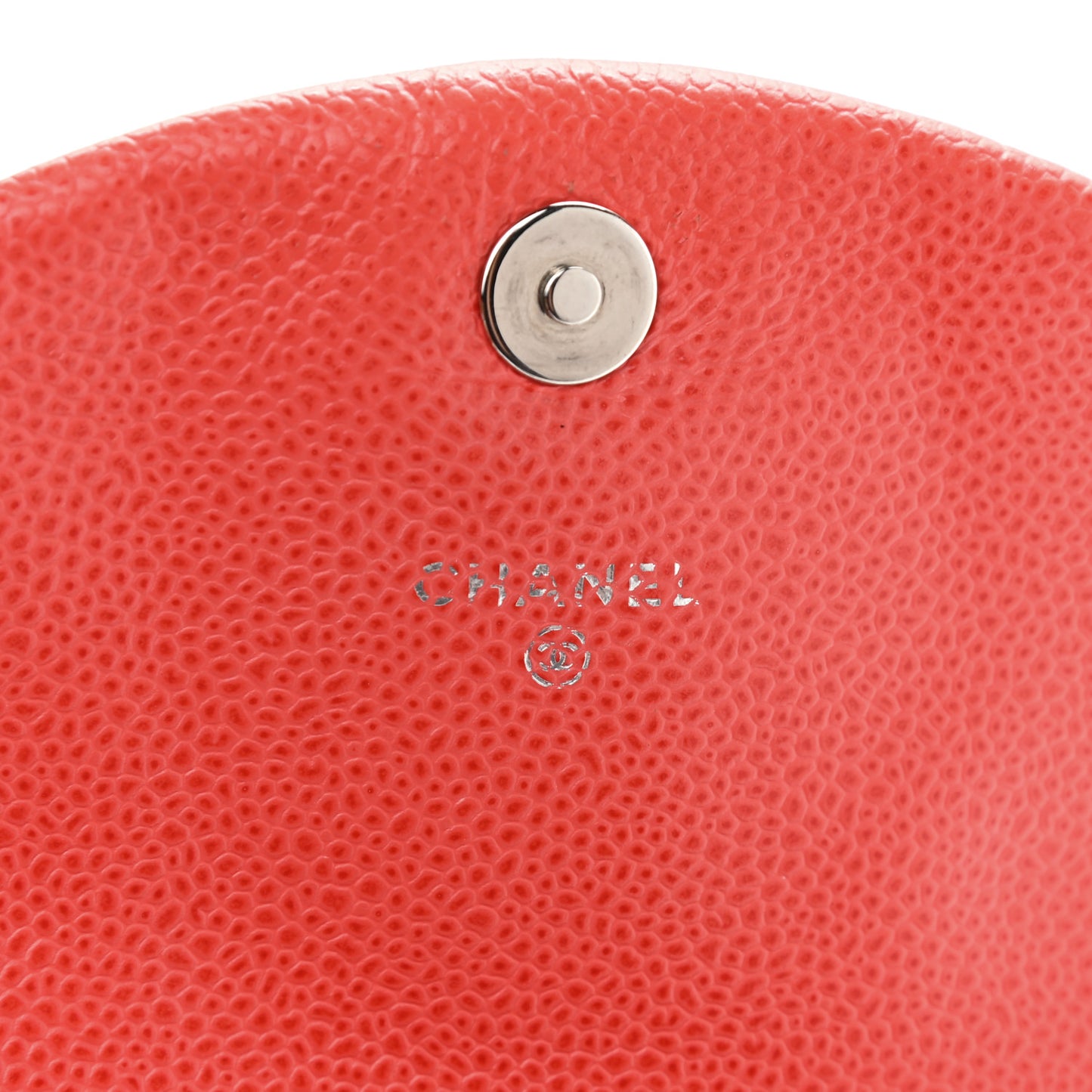 Caviar Half Moon Wallet On Chain WOC Red