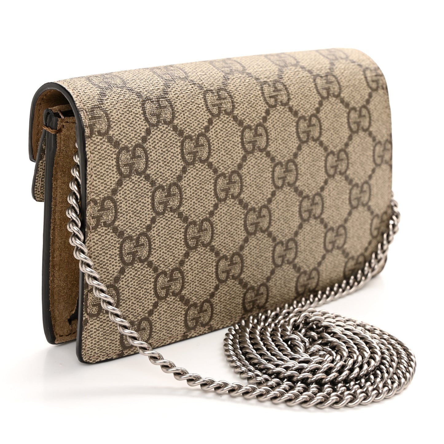 GG Supreme Monogram Super Mini Dionysus Shoulder Bag Taupe