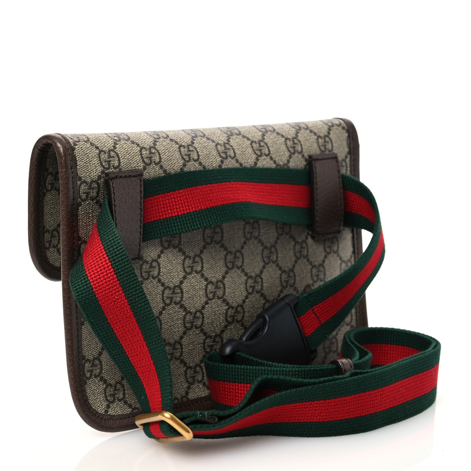 Gucci GG Supreme Monogram Neo Vintage Web Belt Bag Brown 2 of 12