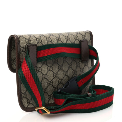 Gucci GG Supreme Monogram Neo Vintage Web Belt Bag Brown 2 of 12