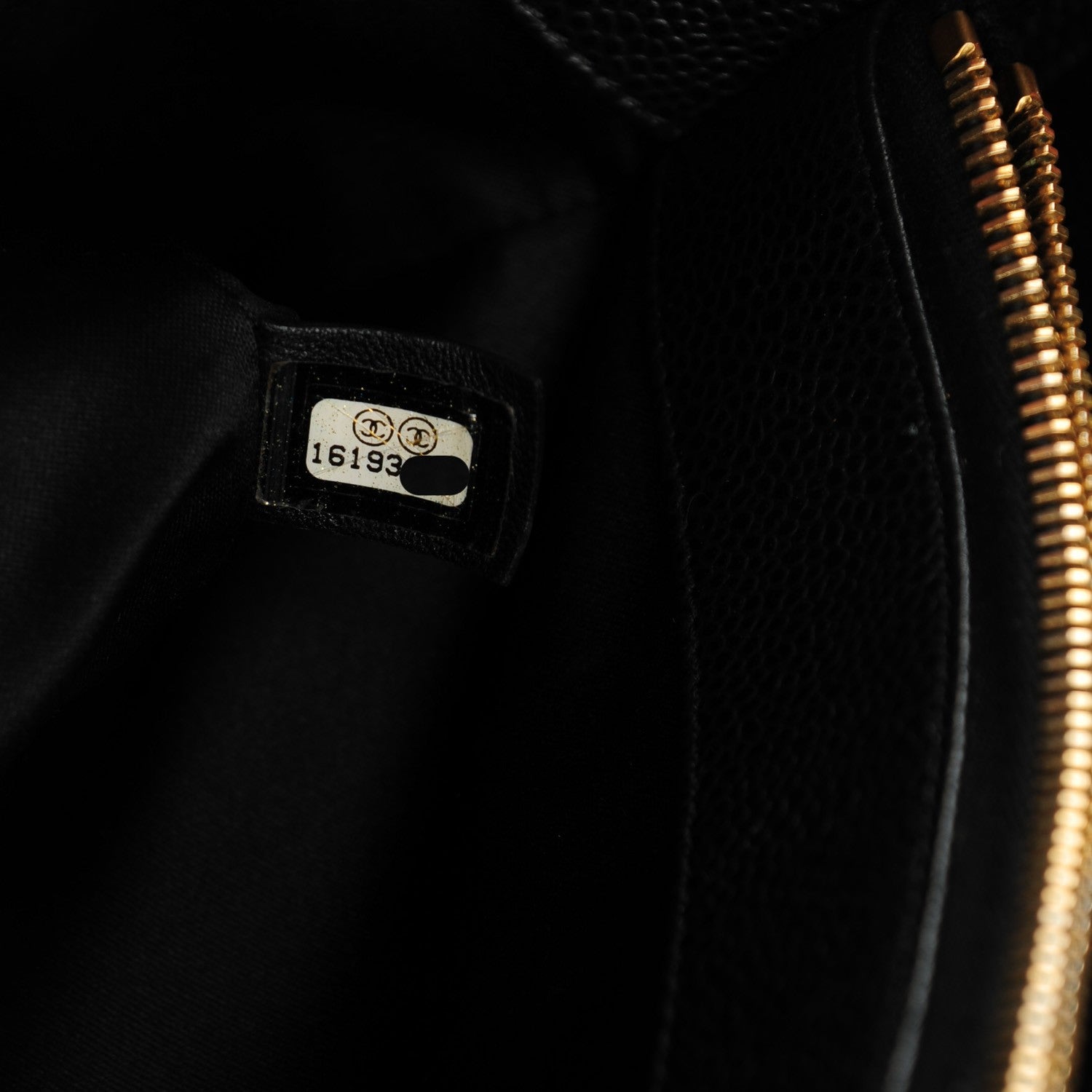 Chanel Caviar Quilted Grand Shopping Tote GST Black 7 of 8