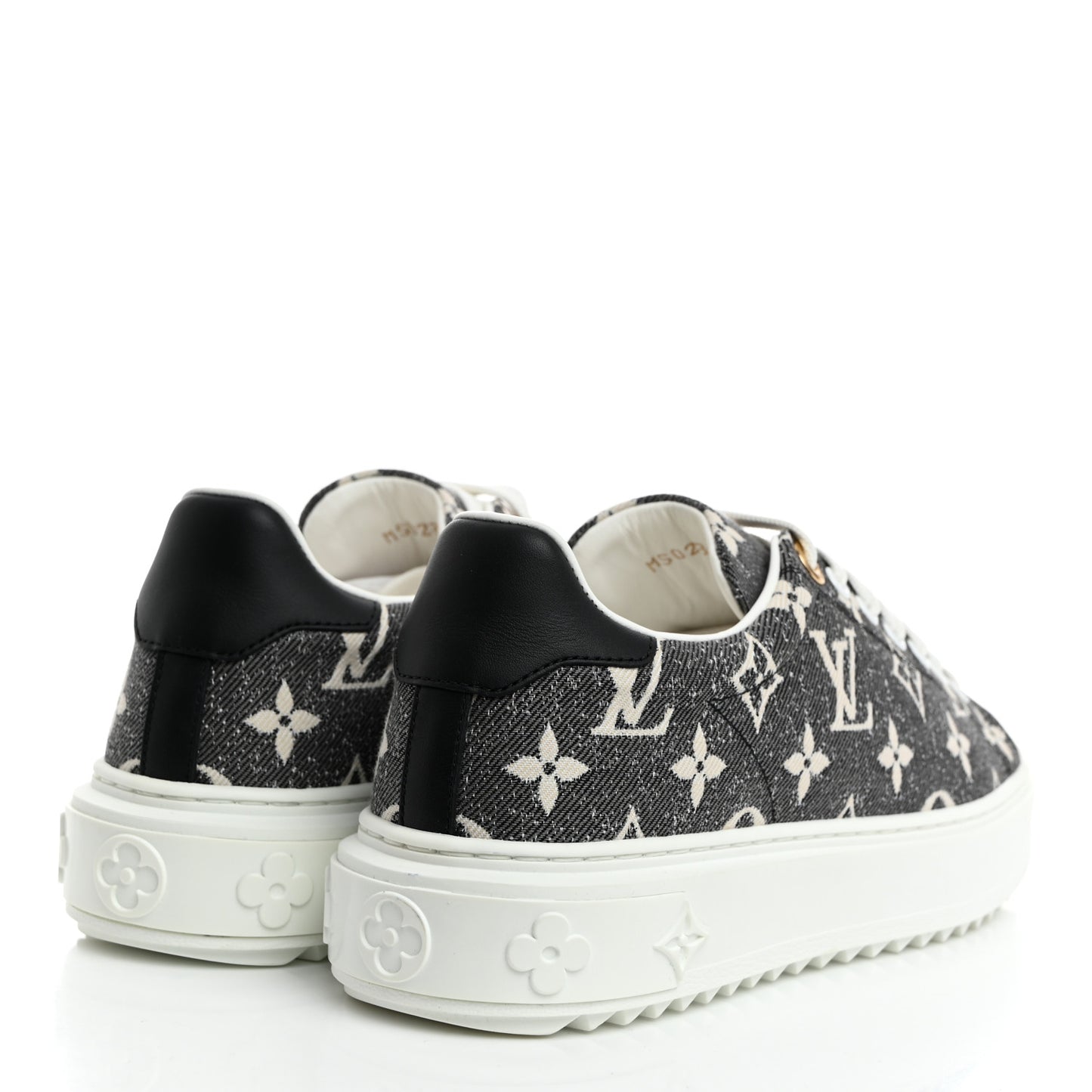 Denim Monogram Time Out Sneakers 36.5