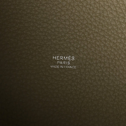 Hermes Taurillon Clemence Picotin Lock 22 MM Sauge 6 of 10