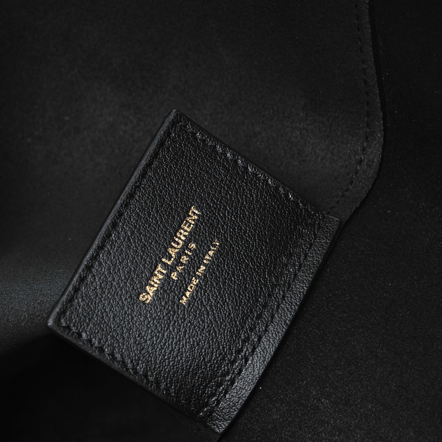 Saint Laurent Calfskin Large Shopping Tote Black 6 of 8