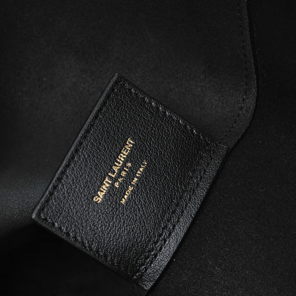 Saint Laurent Calfskin Large Shopping Tote Black 6 of 8