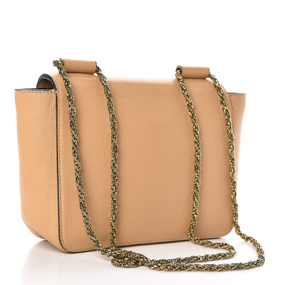 Chloe Goatskin Small Elsie Shoulder Bag Gingerbread 3 of 12