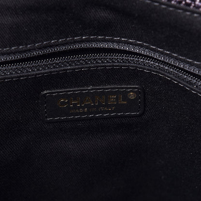 Chanel Woven Straw Raffia Large Deauville Tote Black 9 of 11