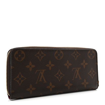Louis Vuitton Monogram Clemence Wallet Fuchsia 3 of 7
