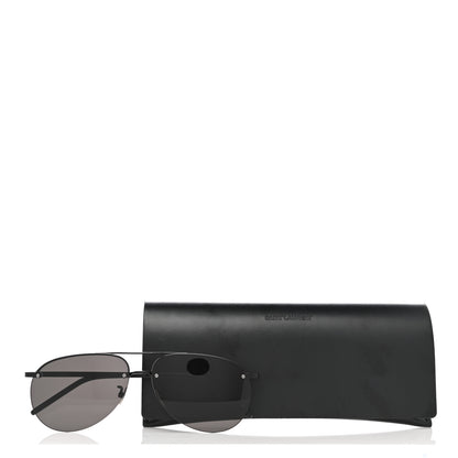 Saint Laurent Aviator SL 416 Sunglasses Black 7 of 7