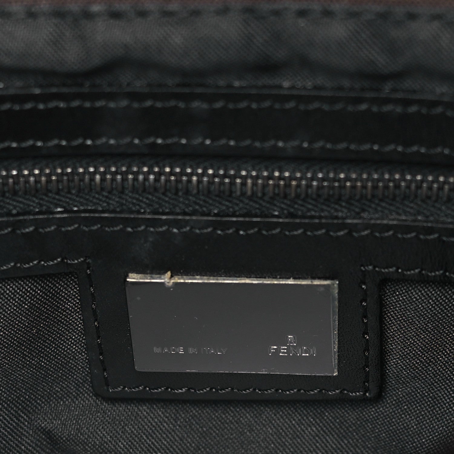Fendi Zucchino Mama Baguette Brown 6 of 8
