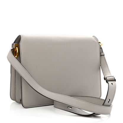 Salvatore Ferragamo Calfskin Joanne Crossbody Pale Grey 3 of 11