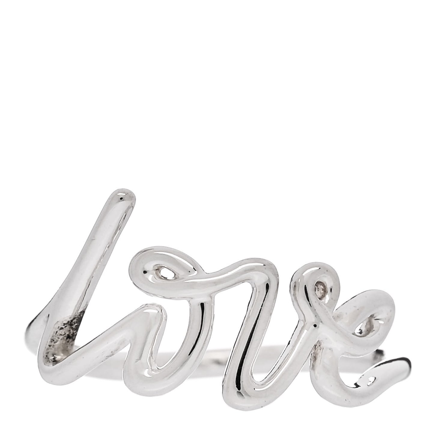 Sterling Silver Paloma Picasso Graffiti Love Ring 54 7