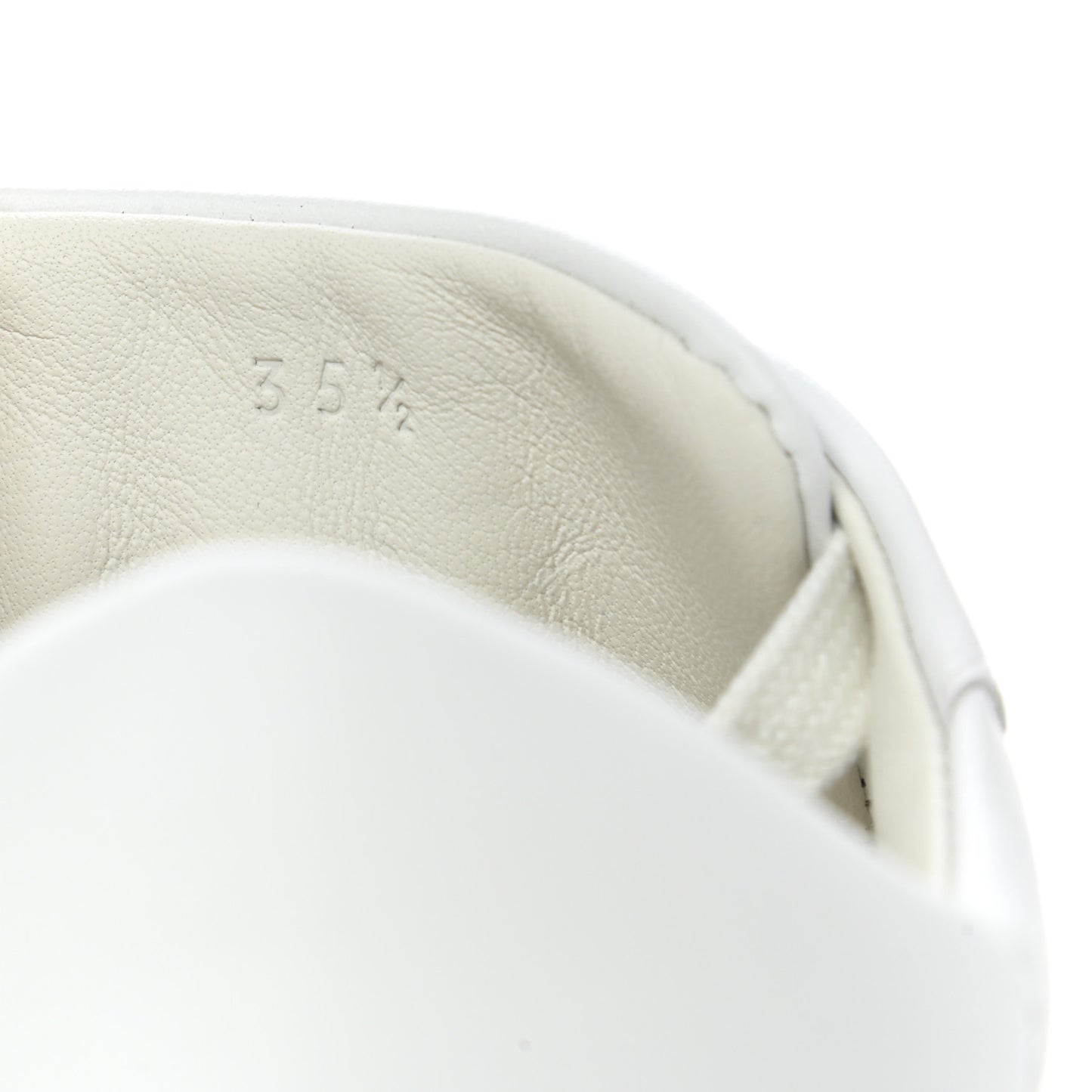 Calfskin Day Sneakers 35.5 White