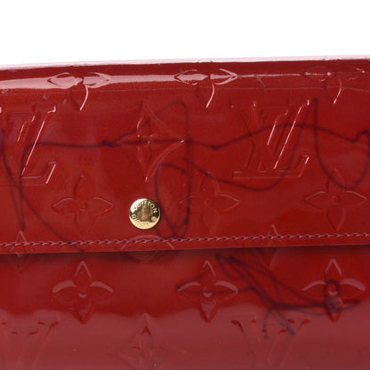 Louis Vuitton Vernis Sarah Wallet Pomme D'Amour 7 of 9