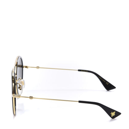 Gucci Round Frame Sunglasses GG0061S Black 3 of 8