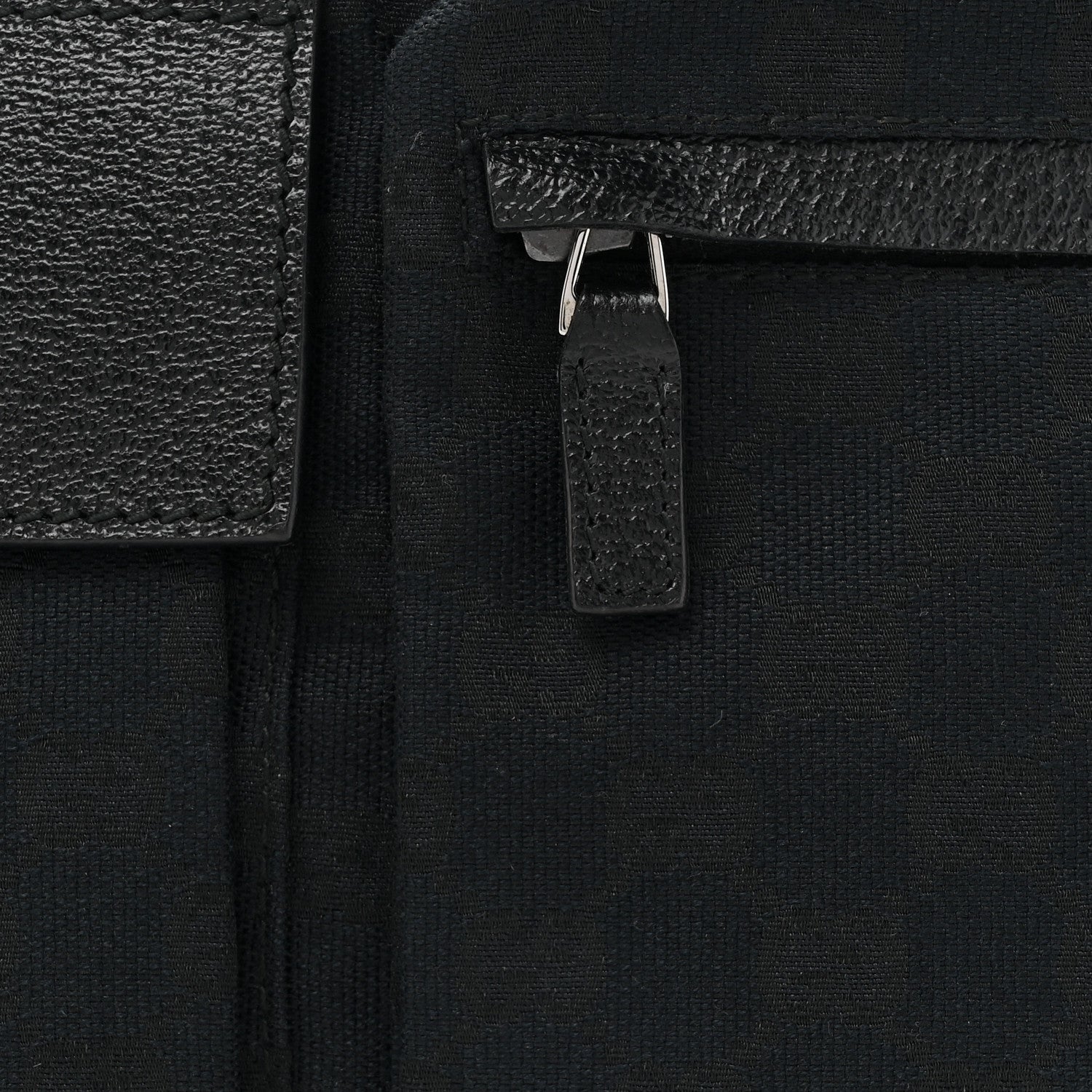 Gucci GG Monogram Double Pocket Belt Bag Black 8 of 12