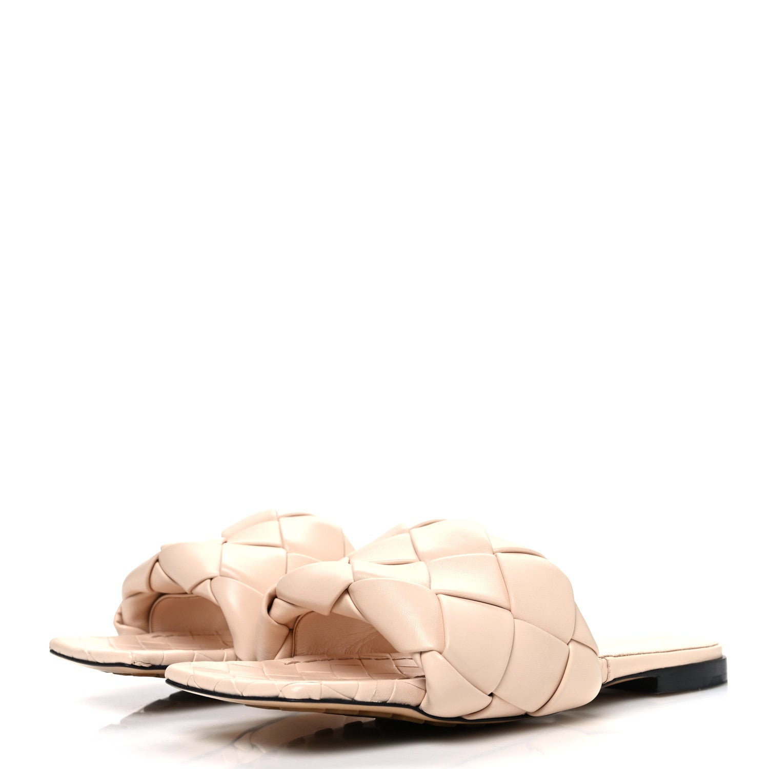 Bottega Veneta Nappa Maxi Intrecciato Lido Flat Sandals 40 Bandage 4 of 9