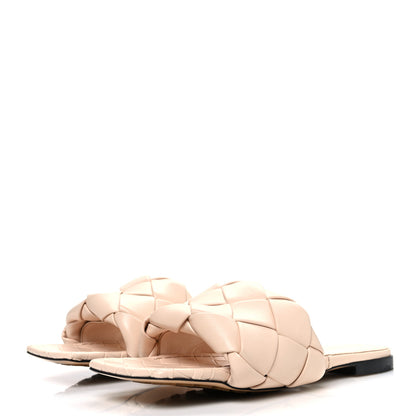 Bottega Veneta Nappa Maxi Intrecciato Lido Flat Sandals 40 Bandage 4 of 9