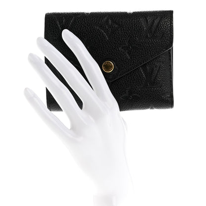 Louis Vuitton Empreinte Victorine Wallet Black 2 of 6
